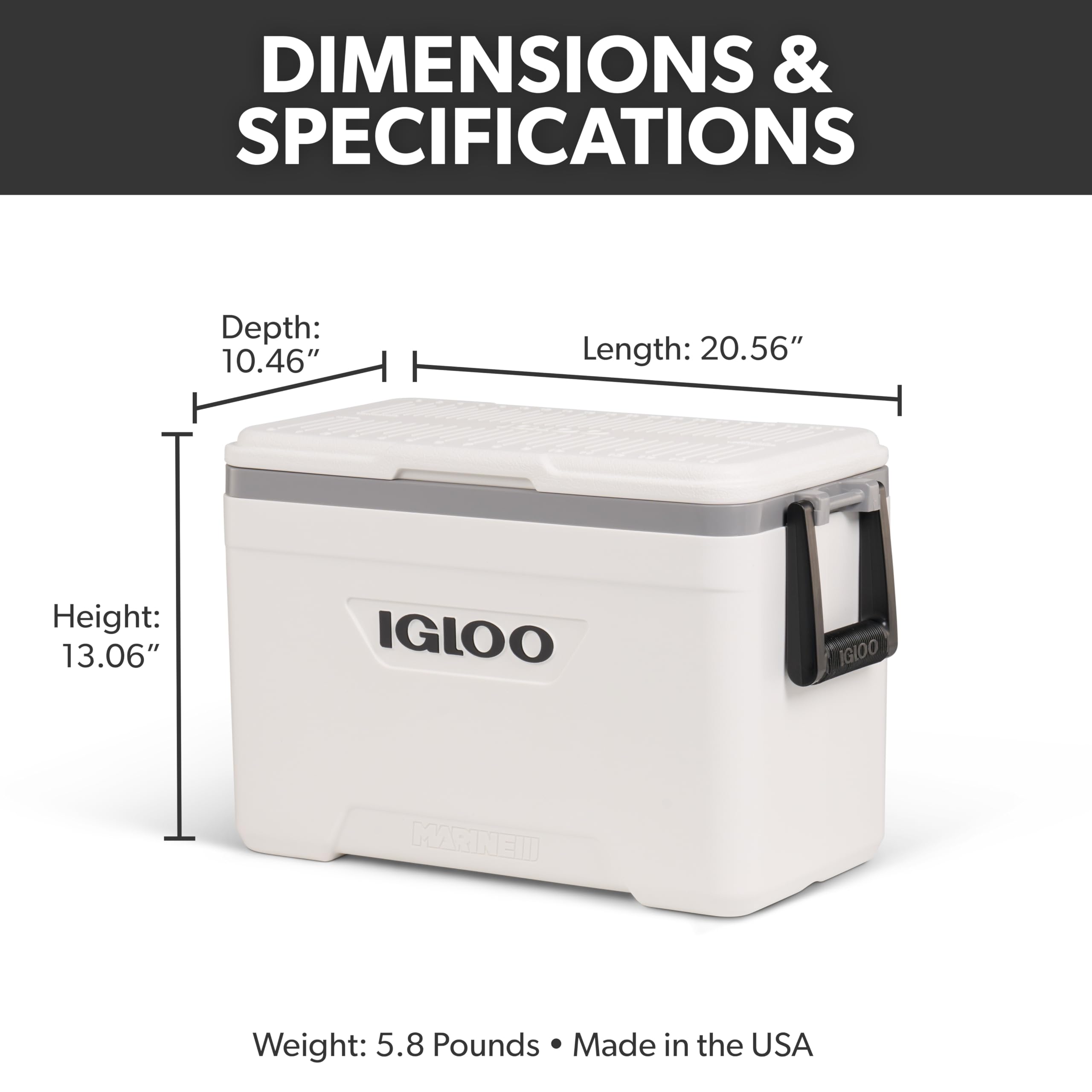 Amazon | Marine Ultra 25QT クールボックス ホワイト | Igloo